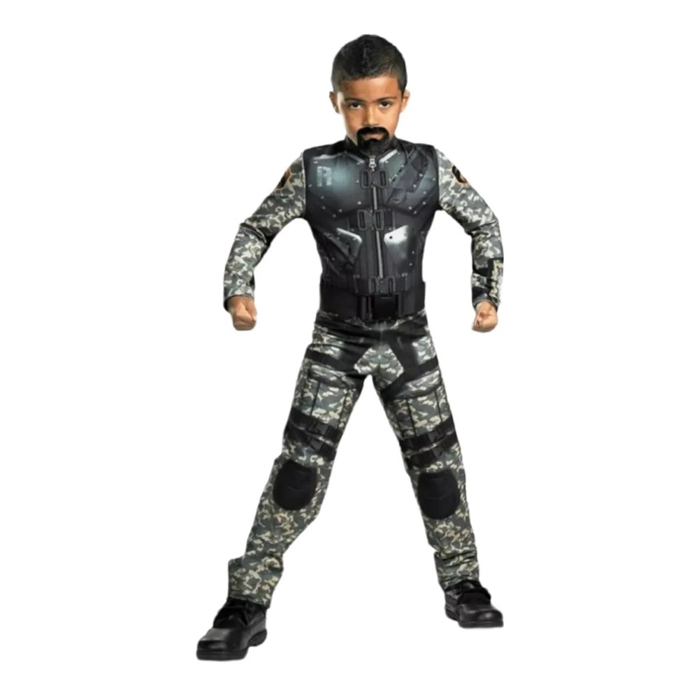 G.I. Joe Retaliation Roadblock Classic Costume, Black/Camo, Medium GI Joe